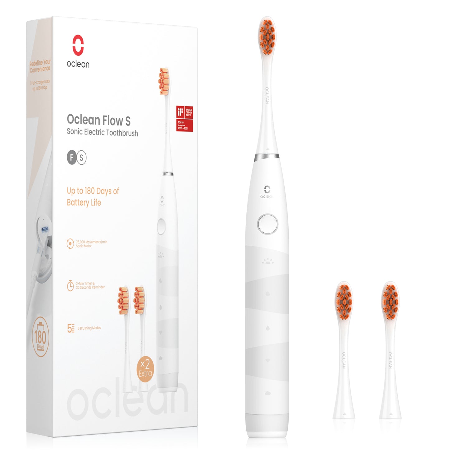 Oclean Flow Sonic Електрическа четка за зъби-четки за зъби-Oclean Global Store